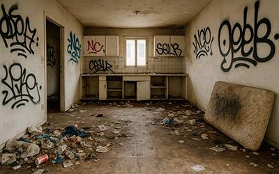 Comment nettoyer un logement squatté ou abandonné en toute légalité